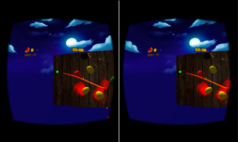 screenshot 0 Fruit Slash VR content image
