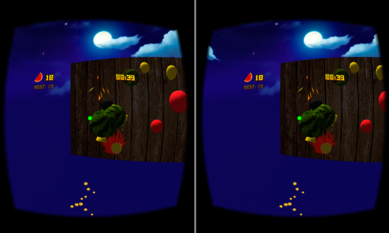 screenshot 0 Fruit Slash VR content image